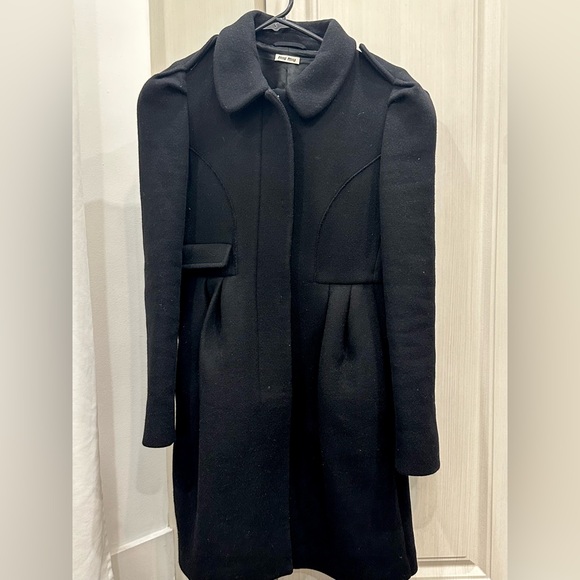 MIU MIU- Wool Coat (Women) - Picture 1 of 10